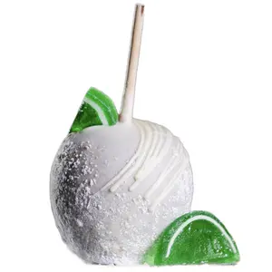 Key Lime White Chocolate Gourmet Caramel Candy Apple -GF