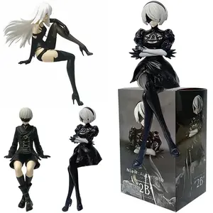 15Cm Anime Original SEGA Nier:automata Ver1.1A 2B Yorha No.2 Type B Premium Chokonose Figure PVC Model Collectible Toys