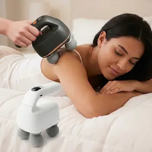 4-Head Powerful Fascia Gun 6 Speed Adjustable Full Body Muscle Relax Care #FasciaGun #MuscleCare #BodyRelax #FitnessDaily #MassageDevice Massage Mini Tissue Deep