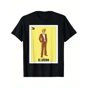 Creative Mexican Blonde Design T-Shirt Featuring El Guero
