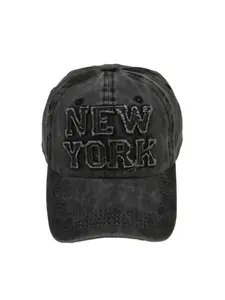 Vintage Washed Distressed Dad Hat with New York Embroidery, Hip Hop Baseball Cap, Fashionable Unisex Casual Outdoor Sports Hat for Men & Women, Fashion Accessories for Daily Wear