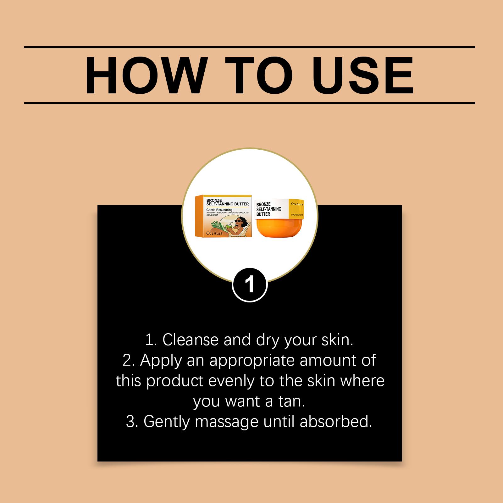 Bronze Gradual Tanning Butter – Hydrating Self-Tanning Butter for Body – No Orange Tones – 6.7 fl oz (150ml)