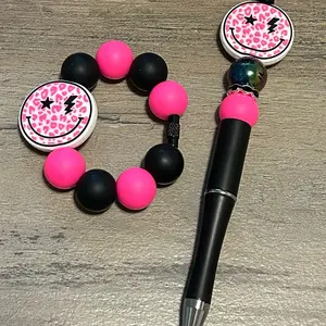 Pen and Cup Charm Set