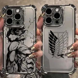 Anime Attack On Titan Hot Cool For iPhone 17 16 15 14 13 12 11 Pro Max Plus Air - Top Fan's Phone Case Cover as Perfect Gift Get Ready for Halloween
