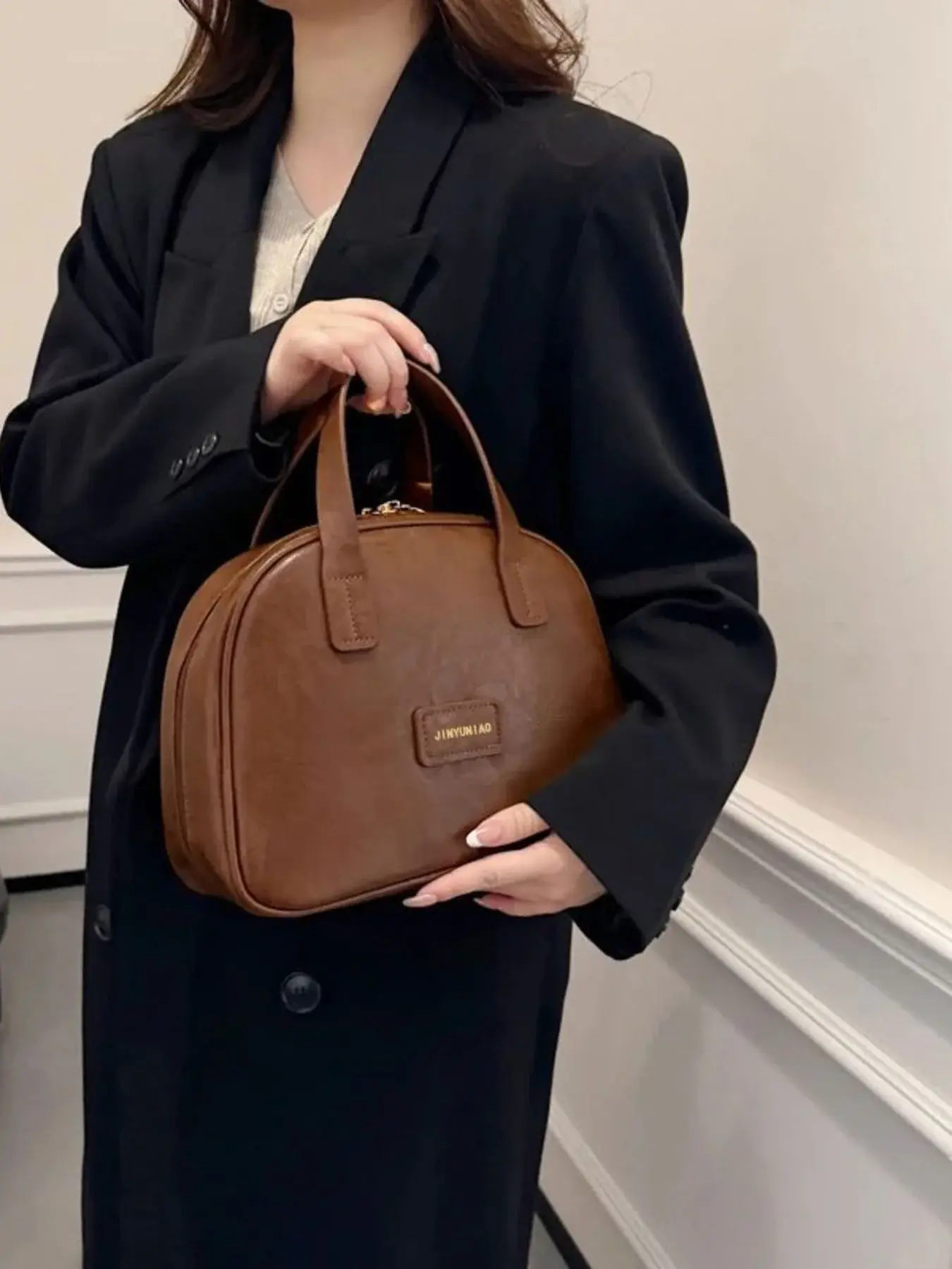 Top Handle Makeup Handbag