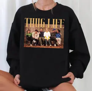 THUGLIFE Friends Thanksgiving Football Shirt  Football Shirt, Digital Design, Friends, Fall, ThanksgivinglogoAnalyze Listing Shirt