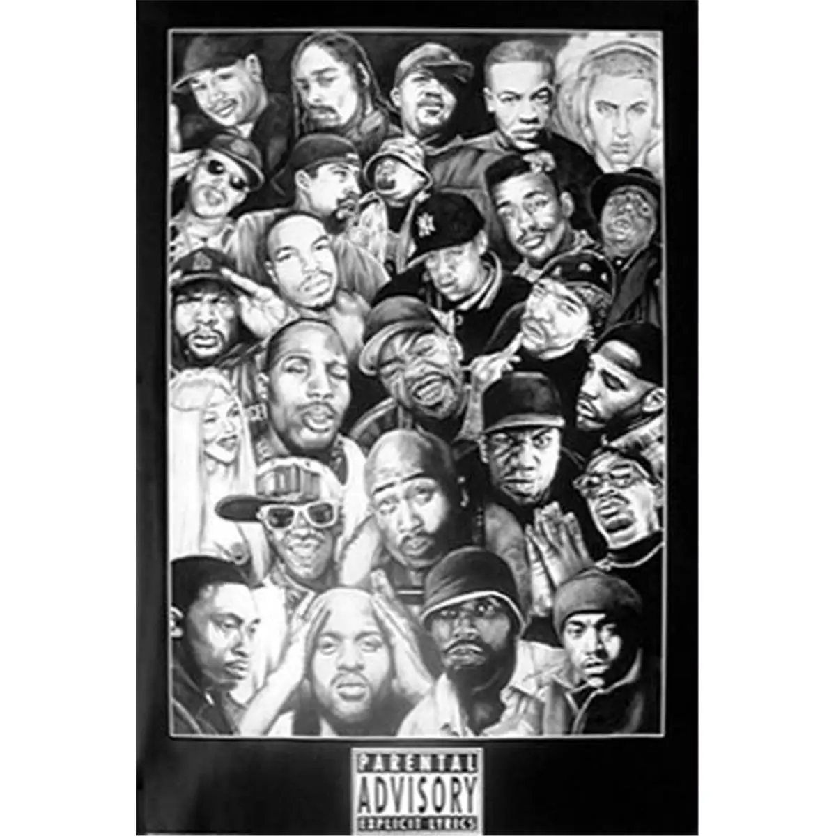 Hot Stuff 2371-16x20-MU Rap Gods 1 Poster