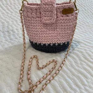 Crochet Pink Pouch