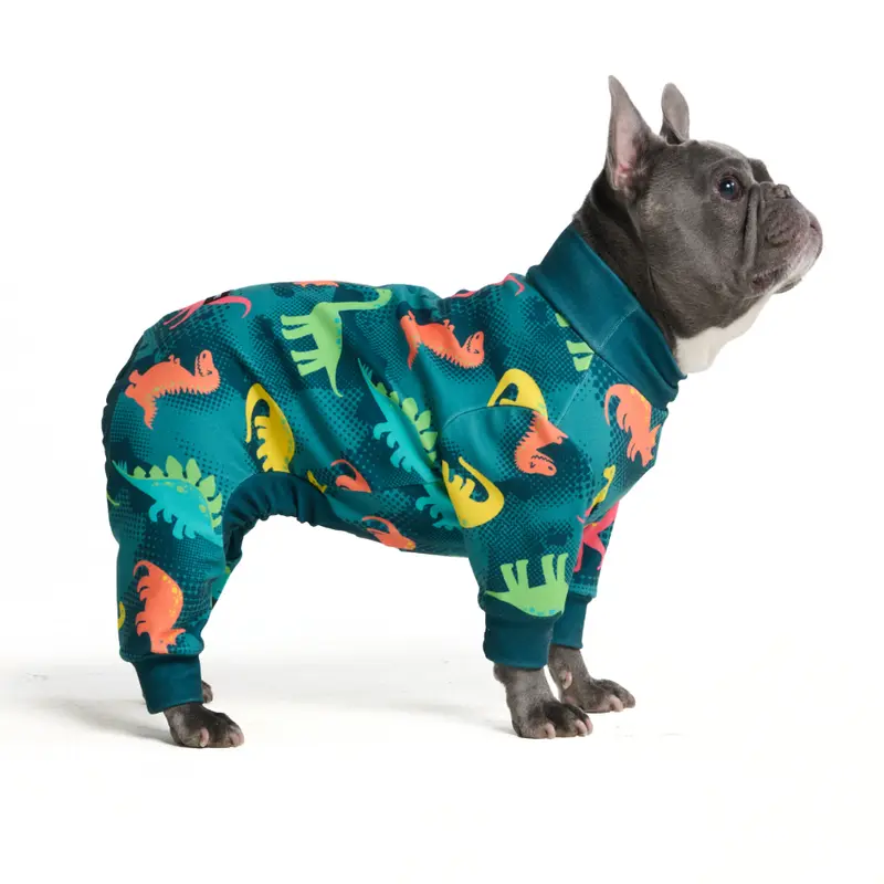 Spark Paws Dog Pajamas - Stretch Onesie Recovery Full Leg Surgery Suit PJS | Ultra-Soft 4-Way Stretch Post Surgery Recovery Suit for Male & Female Dogs - Roomy Fit for Small, Medium & Large Breeds
