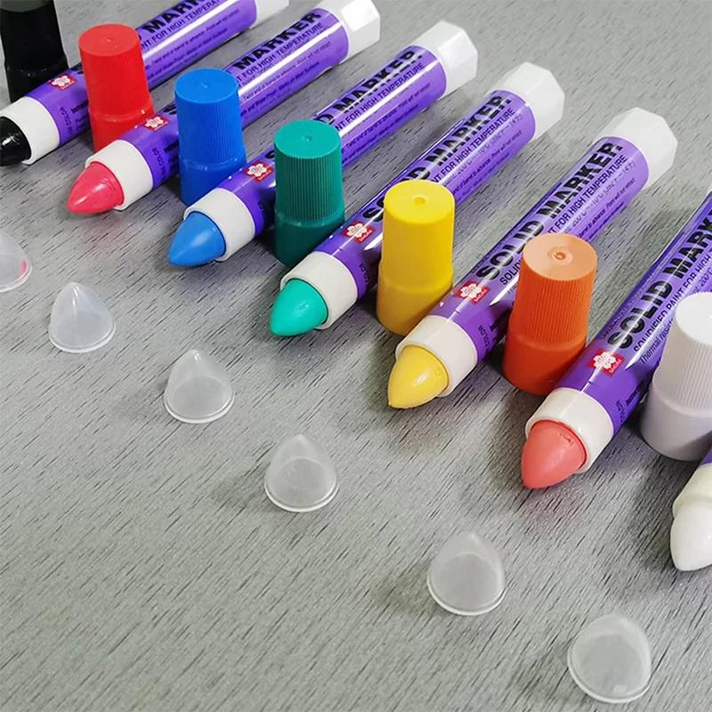 Waterproof Solid Paint Marker Pen Permanent Industrial Marker for Metal Tire High Temp | Computers & Office Equipment