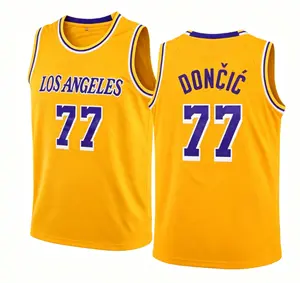 Embroidered Men'S Basketball Jersey - Round Neck Mesh Sports Tank Top, Fully Digitally Breathable Design, Suitable for Games, Everyday Wear, And Parties, Athletic Wear, Vibrant Sports Clothing