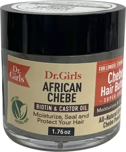 Dr Girls African Chebe Hair Butter - Moisturizes, Seals, and Protects Hair - 1.76 oz