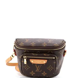 Pre-owned Louis Vuitton material Belt Bags Bum Bag Monogram Canvas Mini by Rebag