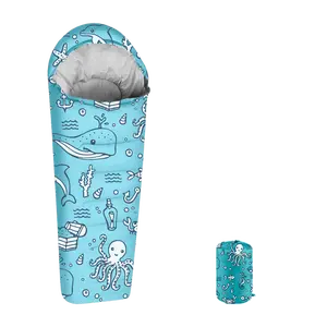 Ocean World Theme 32F - 59F 4 Season Youth Sleeping Bag - Mummy Style
