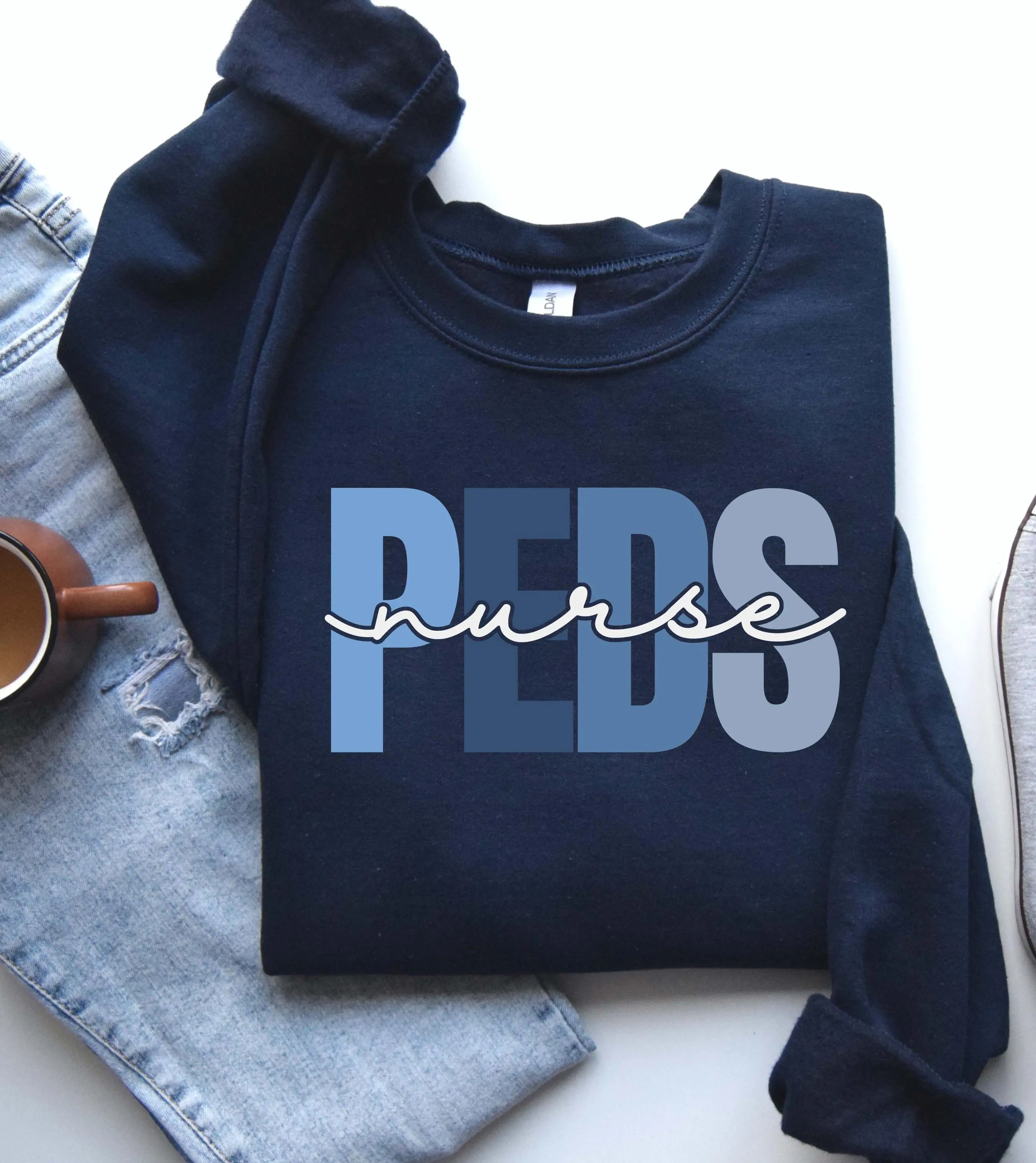 Pediatrics Nurse Sweatshirt, Nurse Sweatshirt, PEDS Shirt, Pads Nurse Dino tshirt, Funny Nurse Graduation Gift for Nurse, Nurse Icon Shirt Crewneck Hoodie Womenswear Oversized