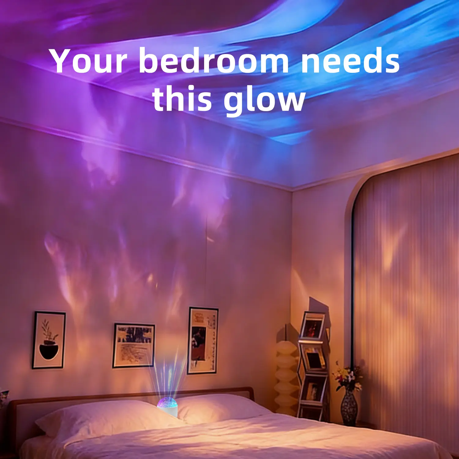 SHE‘ll SLEEP 「See The Light」 2 Scene -Ocean Wave & 3D Water RippleProjector Light