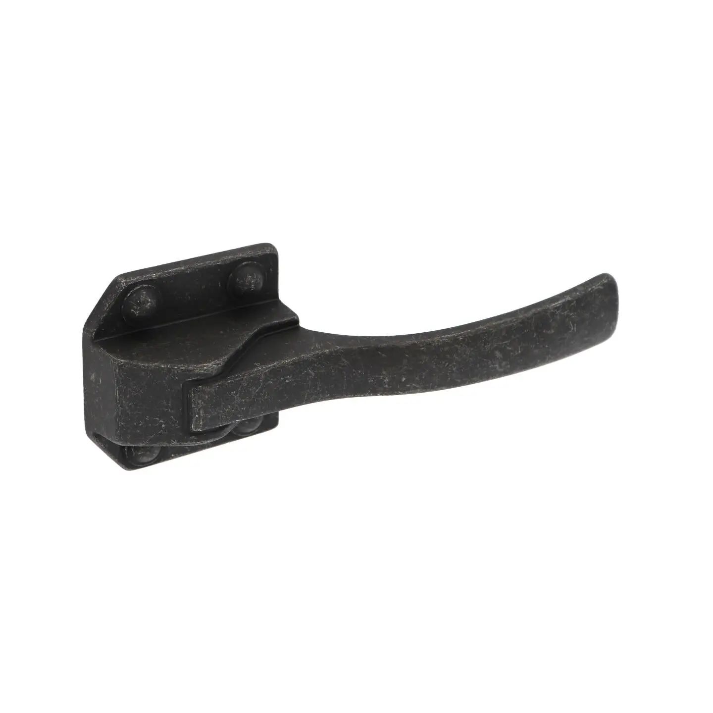 Vintage Black Iron Cabinet Pull – Rustic Farmhouse Barn Door Handle