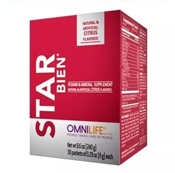 StarBien Oml | Powder Supplement Drink | Natural Citrus Flavor | 30 Packets 8g each
