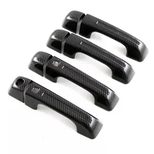 Suitable for 19-24 Dodge RAM1500 carbon fiber pattern handle cover, door handle cover, T-Rex multi car universal ABS transfer carbon fiber pattern