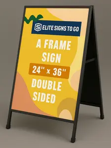 Heavy Duty Slide-In A-Frame Sidewalk Signs