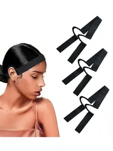 3pcs Lace Melting Band，Elastic Bands for Wigs - Lace Melting, Edge Wrap to Lay Edges,Ear Free Elastic Wig Band for Lace Front Wigs Zero Ear Pressusre Melting Edge Band
