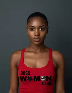 "Boss Women Club" Women's Ideal Racerback Tank