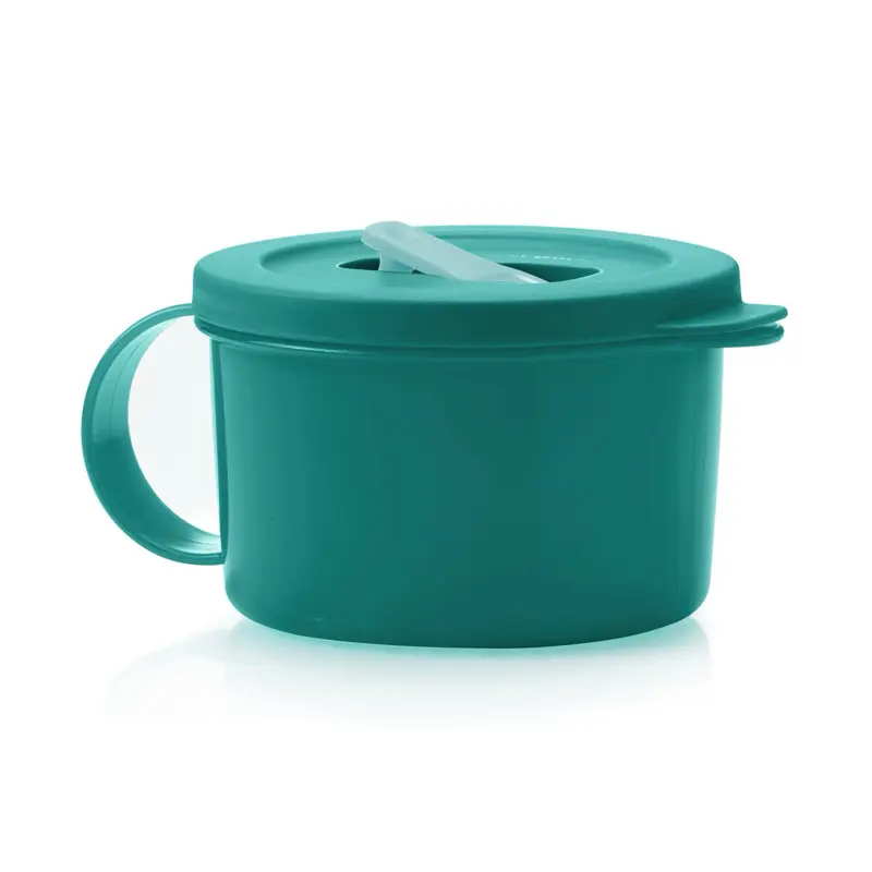 Tupperware CrystalWave PLUS Microwave Soup Mug Leakproof Lunch Container
