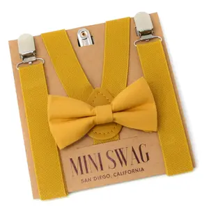Mustard Yellow Bow Tie