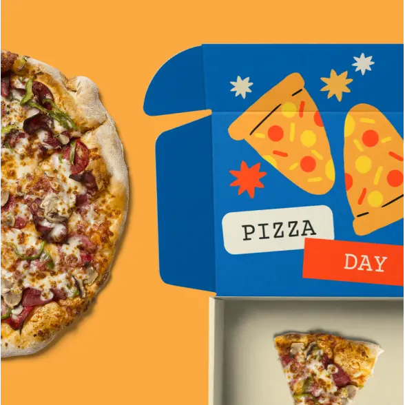 Custom Pizza Boxes / Outside printing / 10 units