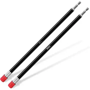 12" Impact Screwdriver Bit Holders Extra Long, Magnetic Extension Quick-Change Socket Drill Bit Holder Cr-V Steel Hex Shank Quick Release Drill Bit GuideQuesear