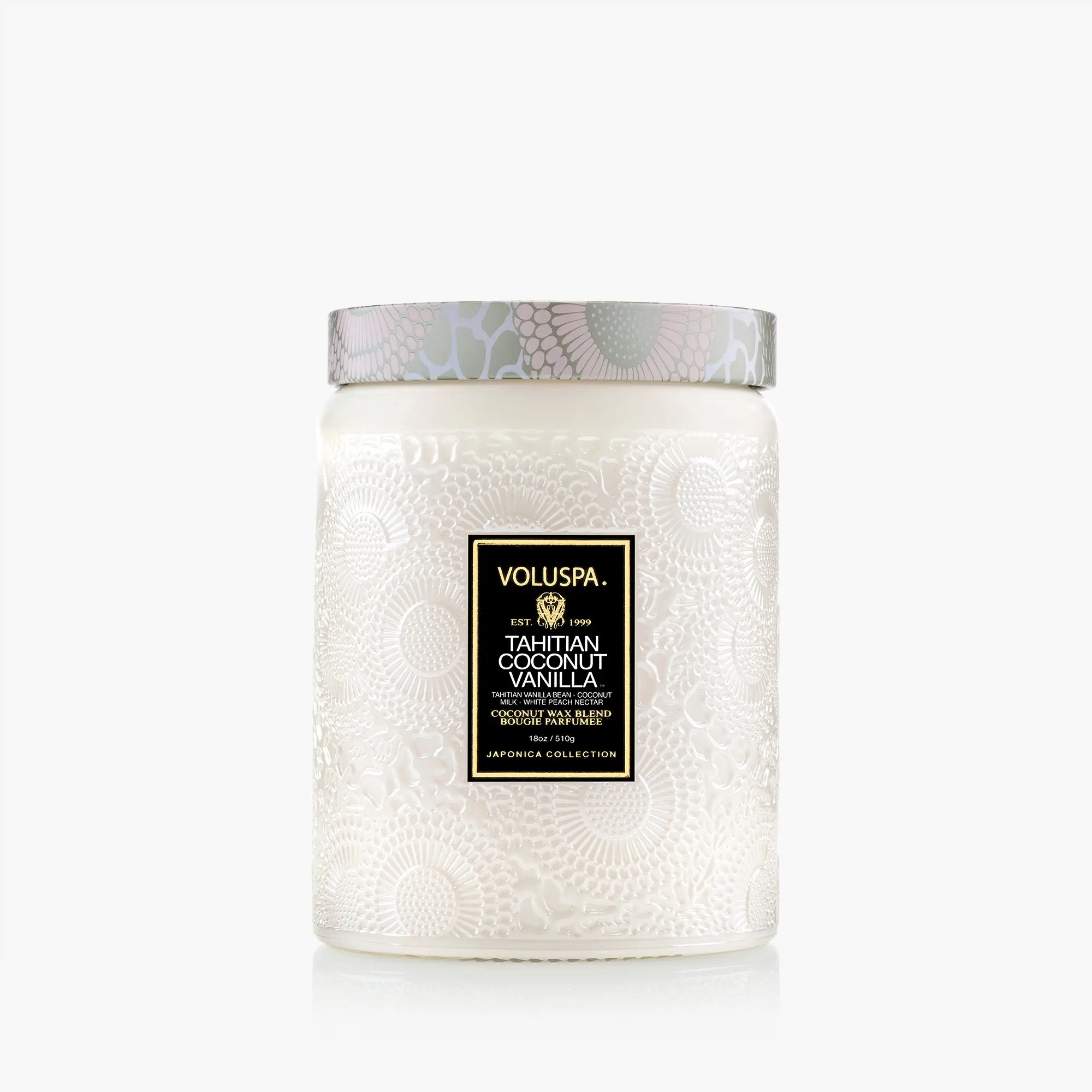 Tahitian Coconut Vanilla - Large Jar Candle Tahitian Coconut Vanilla - Large Jar Candle