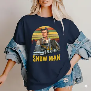 Smokey And The Bandit T-Shirt Snowman Movie Shirt, Snowman's Bootlegging Service Shirt