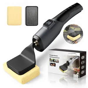 Electric BBQ Grill Brush Cordless and Rechargeable,Two Replacement Cleaning Brushes,Adjustable Angle, Barbecue Accessories,Barbecue Utensils,Wire Brushes for Cleaning Rust, Grill, Dirt, Paint Removal, Welding