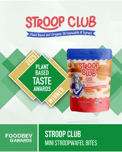 Mini Traditional Caramel Organic and Plant Based Stroopwafels pouch
