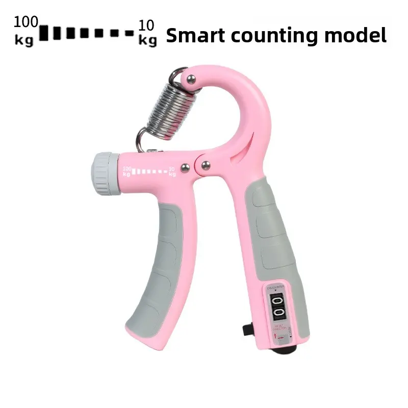 Girl's Pink 100kg Coated Dumbbell - Counted