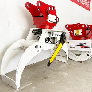 Forest Farm Tree Cutting Debranching Clamp Saw  Excavator Clamp Saw Tree Felling Machine