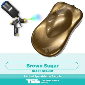 Brown Sugar Painted Sample (Black Ground Coat)