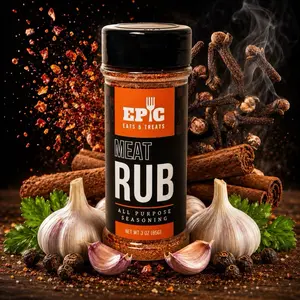 MEAT RUB BLEND-EPIC EATS & TREATS Chicken Garlic Flavor Spice