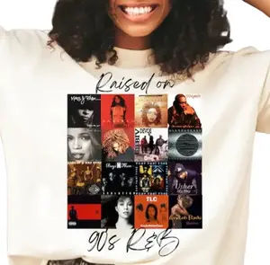 Raised On 90s R&B Tee Perfect for Music and Black History Fans