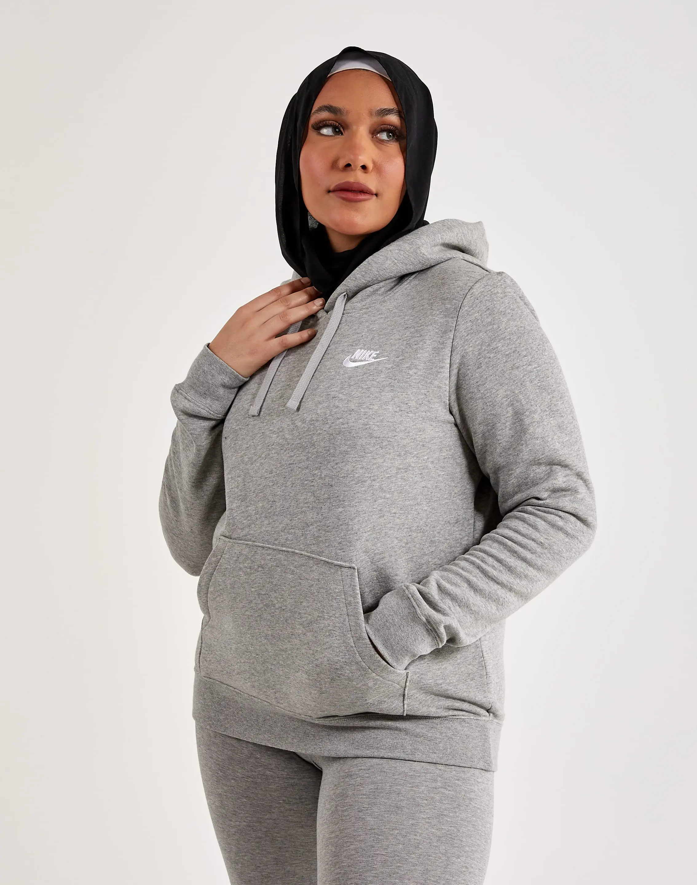 Womens Nike Club Fleece Pullover Hoodie