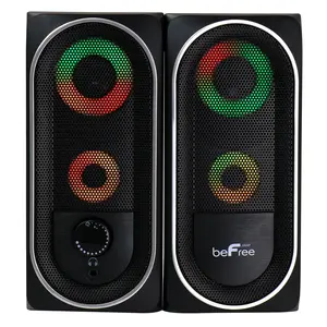 212 MAIN 2.0 Computer Gaming Speaker System - LED RGB Lights, USB-Connected Stereo Speaker Sound Box with Audio Output