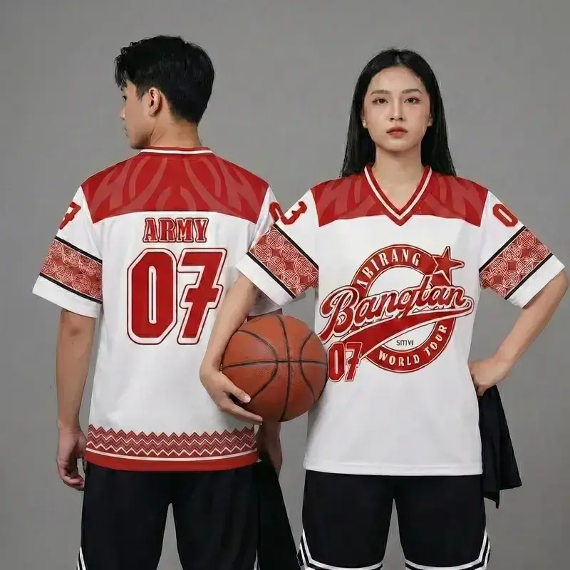 Bangtan Basketball Jersey World Tour Shirt 2026 Concert Tour, Kpop Fan Gift
