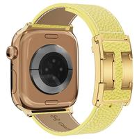 Yellow Band+Gold Buckle