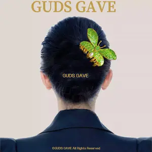 GUDS  Dreamy Butterfly Delicate Hair Comb | Oriental Aesthetics New Chinese Style Updo Hair Pin Comb