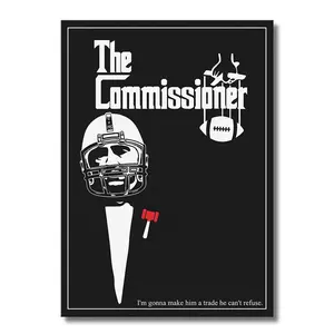 The Commissioner Poster - Metal Wall Art