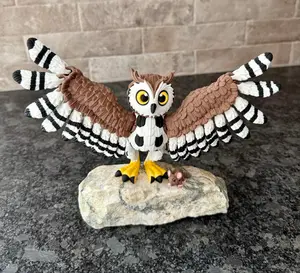 Owl Flexi Articulated 3D Printed Figurines