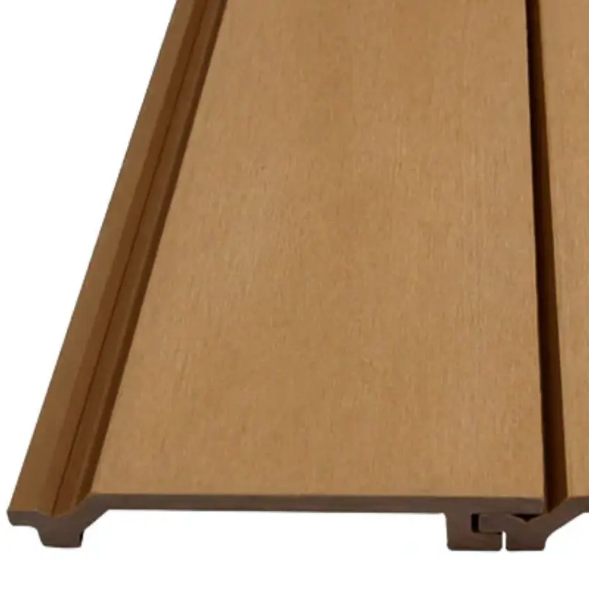 Driftwood Teak Exterior Shiplap Siding Boards, Outdoor Wall Panel Cladding