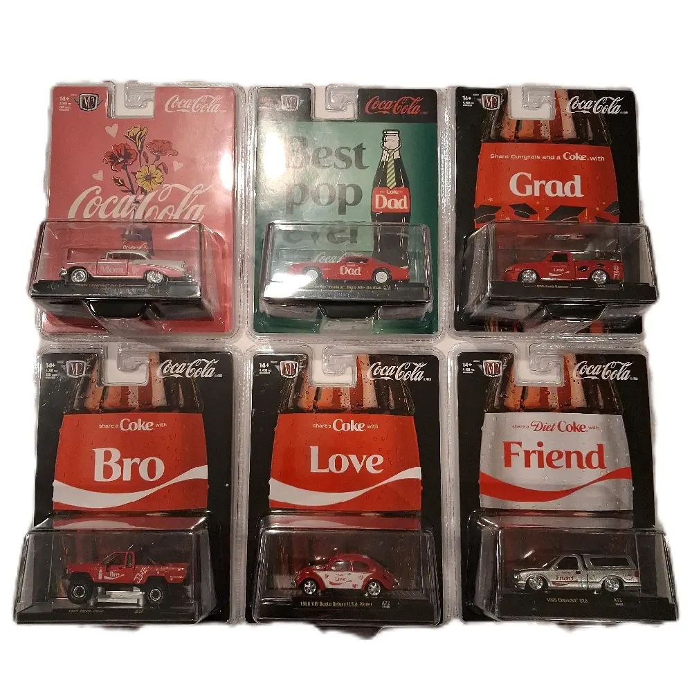 M2 Machines Share a Soda  1:64 Diecast Collectible car "Your Choice"
