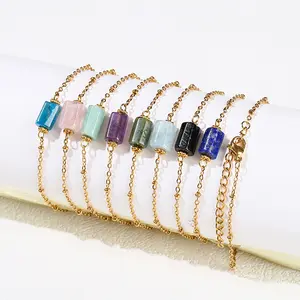 Crystal Bracelet Healing Natural Crystal Stone Gemstone Gorgeous Energy Jewelry Souvenir Valentine Anniversary Love Girlfriend Boyfriend Christmas Halloween Birthday Gift New Year