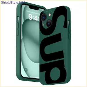 Straight Edge Letter SUP Pattern, Shockproof Full Camera Protection Durable Slim Silicone Case Phone Case for iPhone 16 15 14 Pro/Pro Max/Plus, 13 12 11 Pro/Pro Max, XS Max XS X Protector Screen Protector Trendy Creative